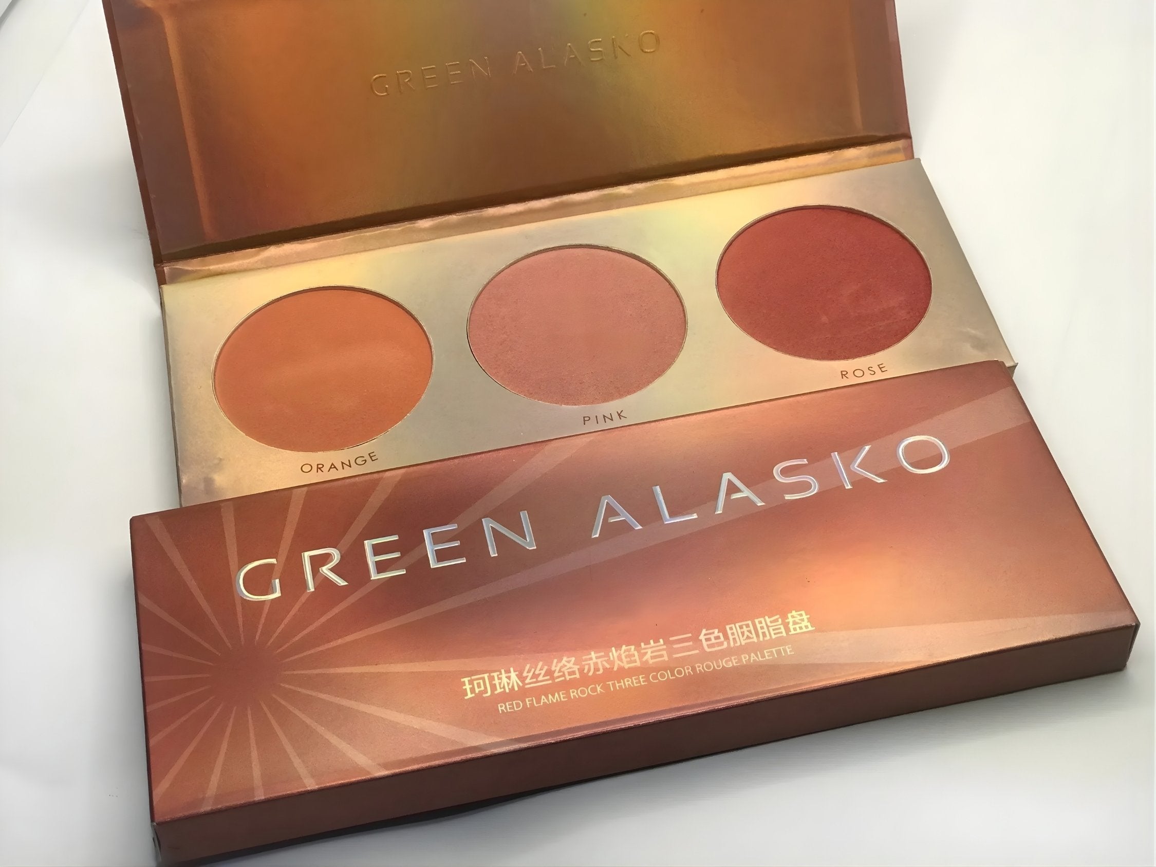 Green Alasko "Rouge Palette" Highlighters