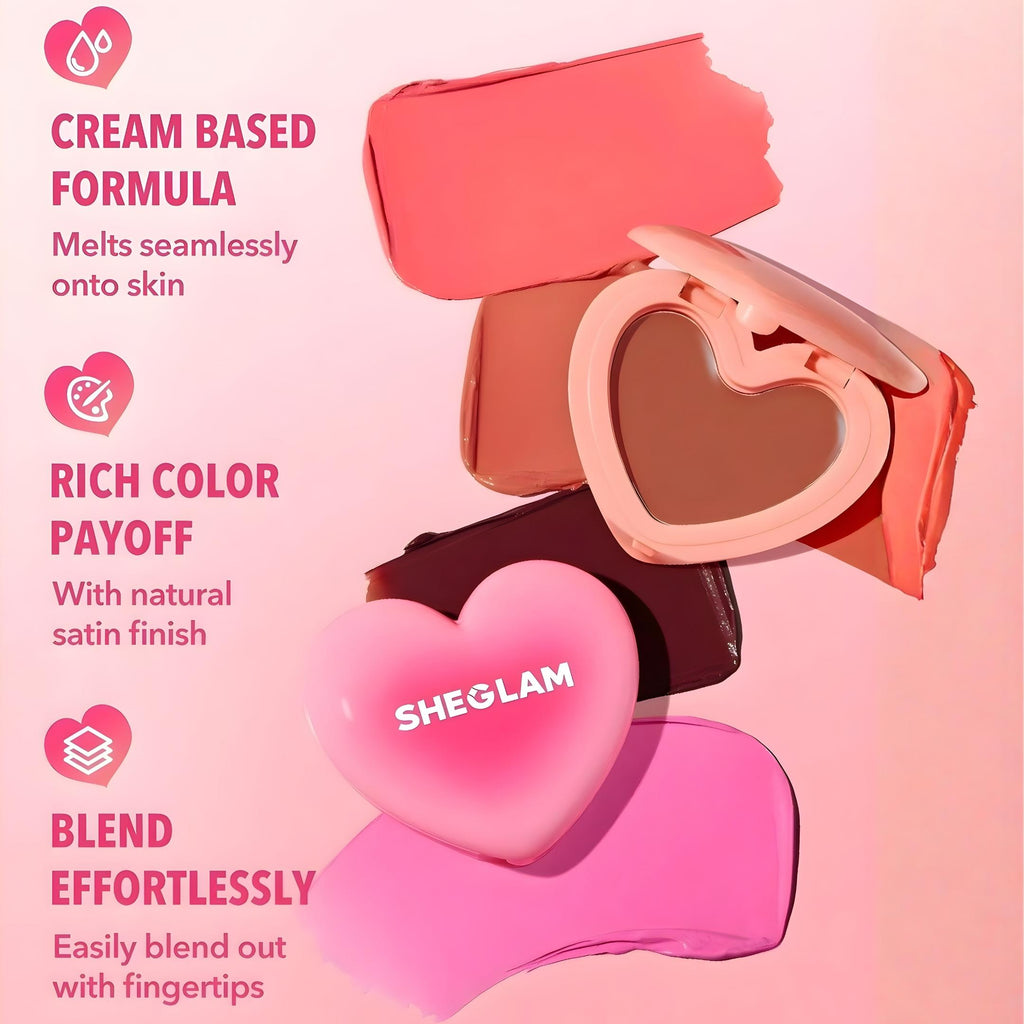 Pack Of 4 | SHEGLAM Cupid Cream Blushes